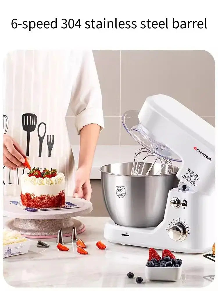 220V   Desktop beater, electric household chef machine and flour mixer, creamer, fresh milk cover, and commercial mixer.