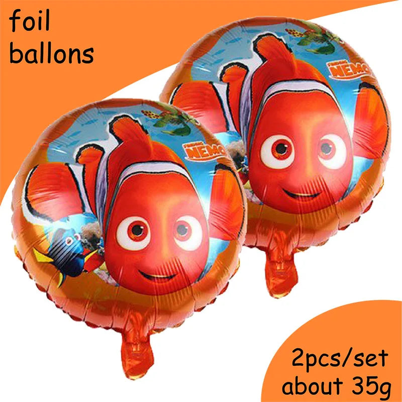 Disney Finding Nemo Birthday Decoration Angle Disposable Tableware Cup Plate Tablecloth Baby Shower Kids GirlsBoy Party Supplies