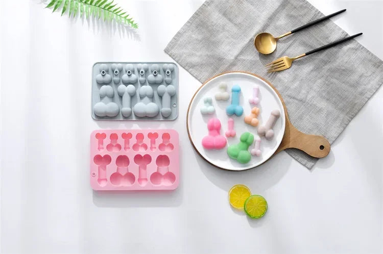 Funny Ice Mold Single Party Sexual Styling Ice Block Mold Bar Carnival Flirting Silicone Cream Mold Ice Maker