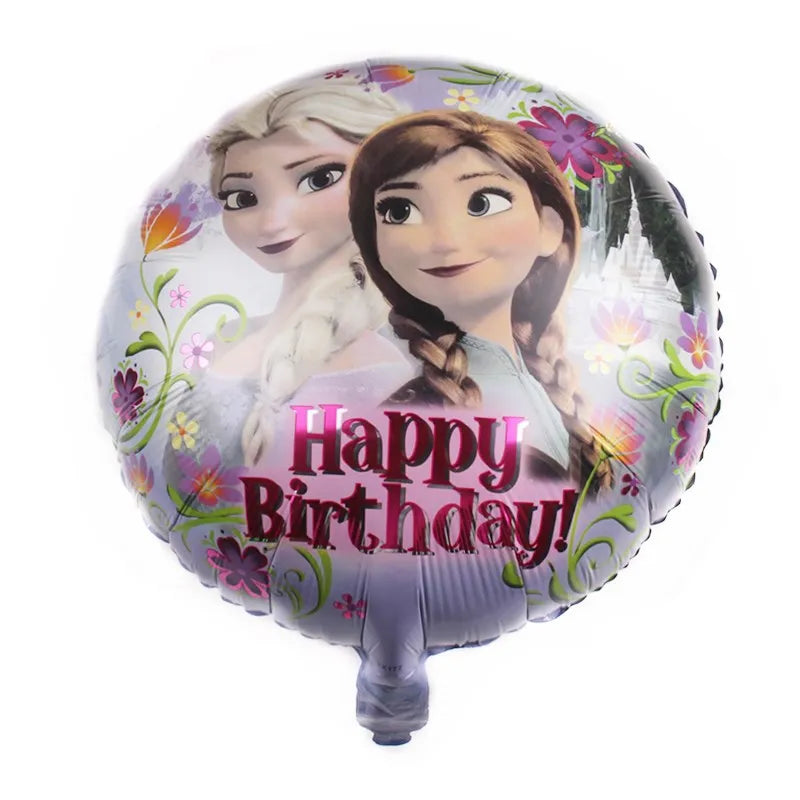 1Set Disney Frozen New Princess Elsa Anna Foil Balloons Girl Birthday Party Baby Shower Olaf Balloon Decoration Kids Toys Gift