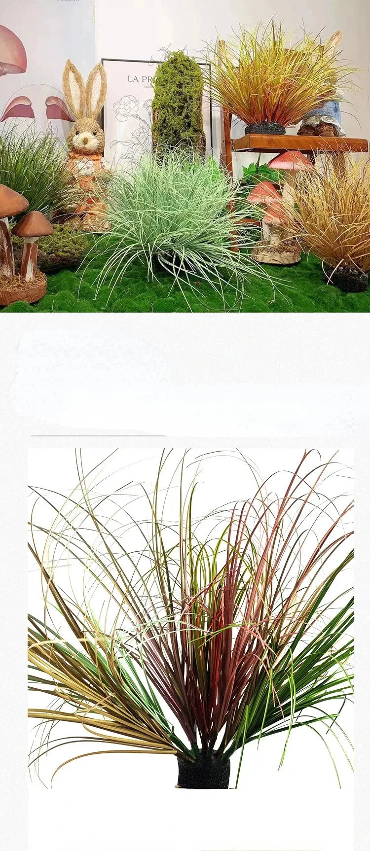 Artificial Onion Grass Artificial Grass Wedding Venue Decoration Home Decoration Potted Fake Plant Garden Decoration