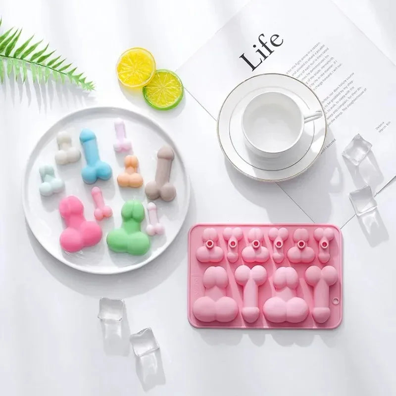 Funny Ice Mold Single Party Sexual Styling Ice Block Mold Bar Carnival Flirting Silicone Cream Mold Ice Maker