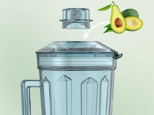 2200W Blenders for Kitchen, Professional Smoothie Blender with 68oz Tritan Container & 27oz To-Go Cup, Countertop Blender for Sm