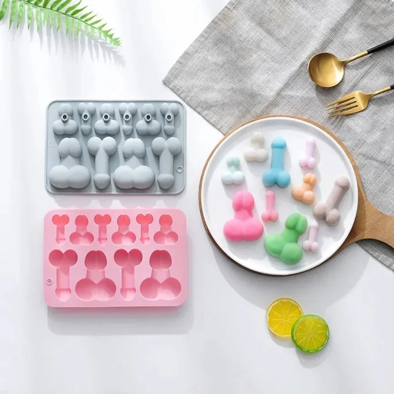 Funny Ice Mold Single Party Sexual Styling Ice Block Mold Bar Carnival Flirting Silicone Cream Mold Ice Maker
