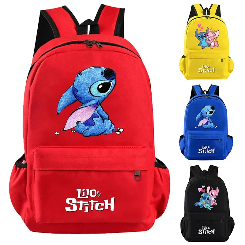 Lilo Stitch Backpack for Boys Girl Hildren Back To School Schoolbag Student Kawaii Backpack Disney Cartoon Anime Lightweight Bag
