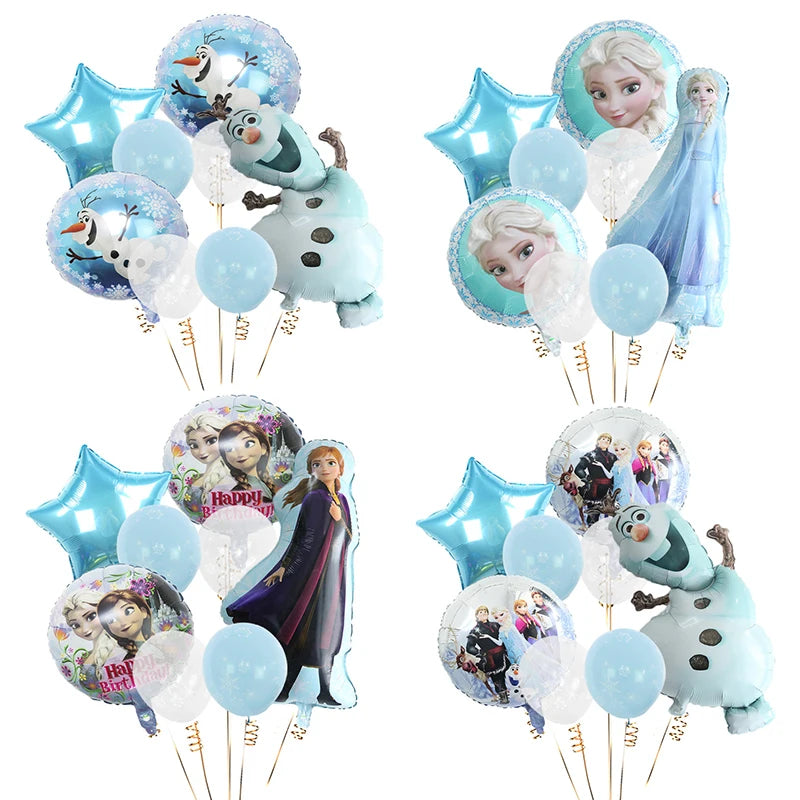 Disney Frozen Anna and Elsa Princess Theme Party Decor Disposable Plates Baby Shower Kid Favor Birthday Party Tableware Supplies