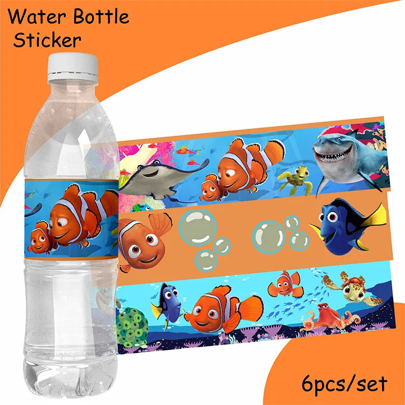 Disney Finding Nemo Birthday Decoration Angle Disposable Tableware Cup Plate Tablecloth Baby Shower Kids GirlsBoy Party Supplies