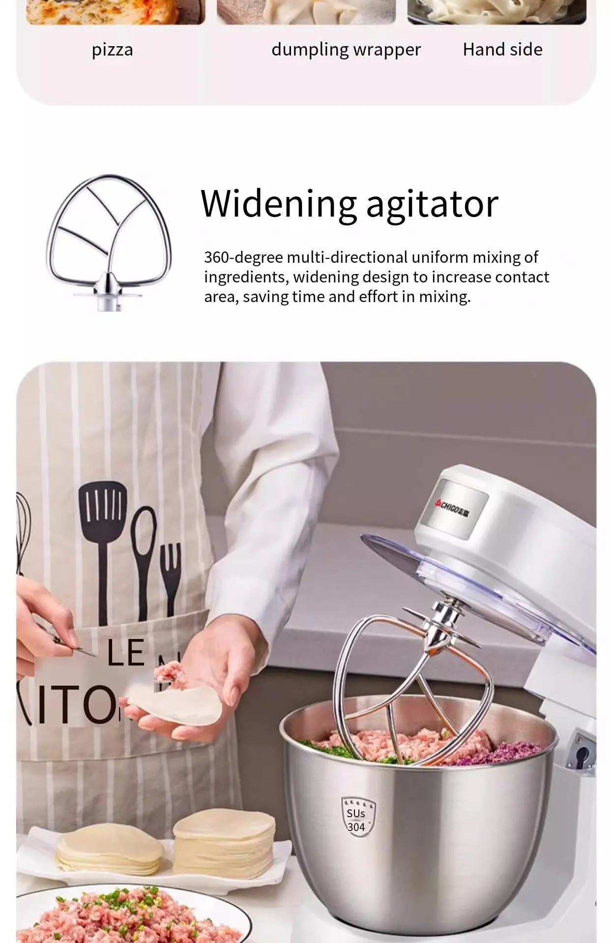 220V   Desktop beater, electric household chef machine and flour mixer, creamer, fresh milk cover, and commercial mixer.