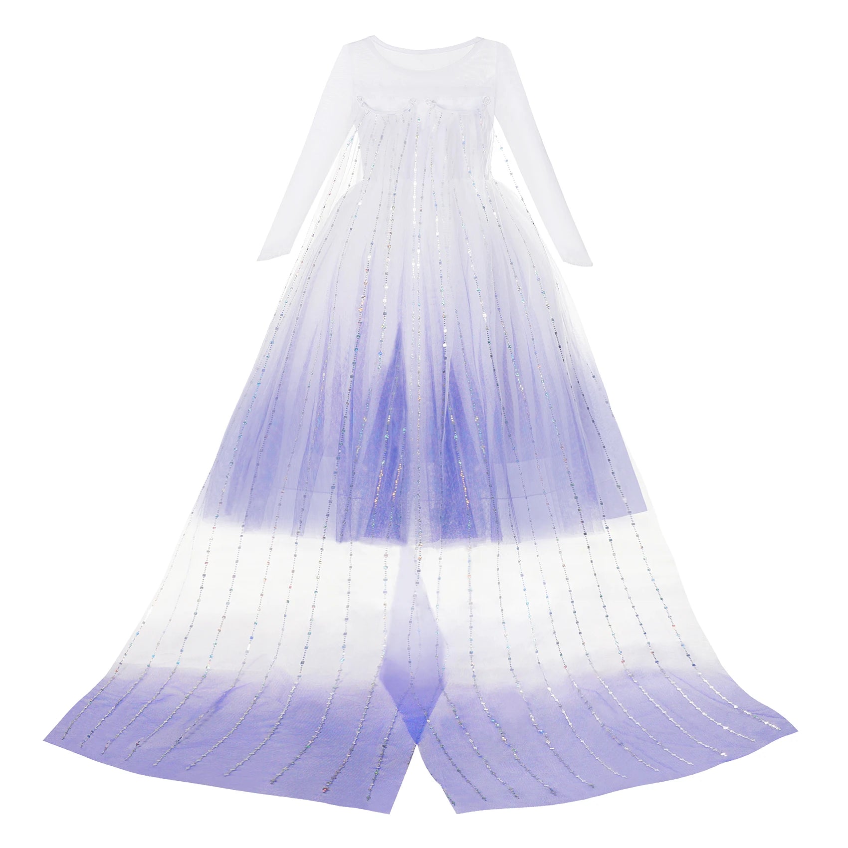 Frozen 2 Disney Cosplay Costumes for Girls Anna & Elsa Princess Snow Queen Long Dresses Halloween Party Carnival Clothes Vestido