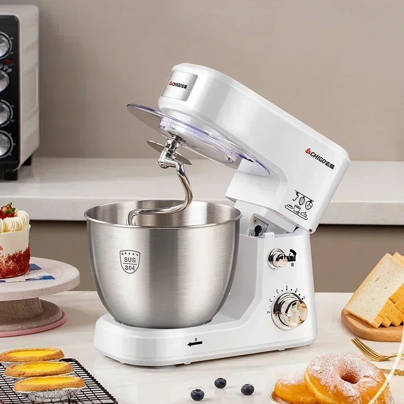 Desktop Egg Beater Electric Household Stand Mixer Flour-Mixing Machine Cream Whipper Fresh Milk Cover Stirring Commercial Use
