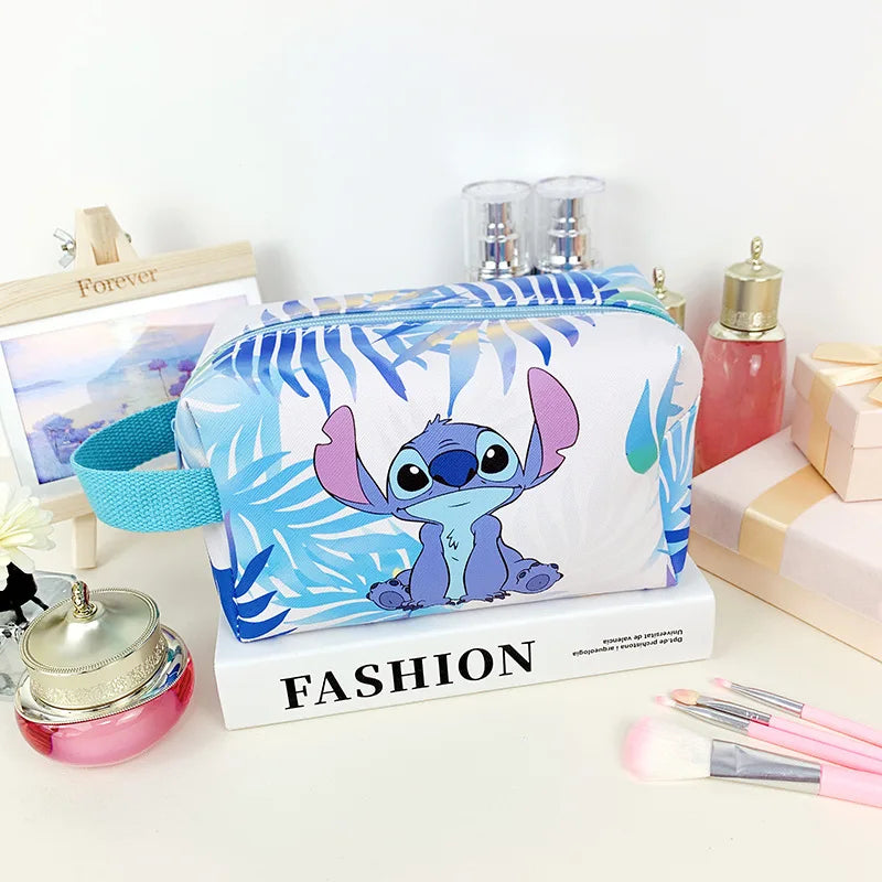 Anime Stitch Fully Printed Flap Pen Bag Stationery Box Pencil Case Primary and Secondary School Student School Bag Cartoon