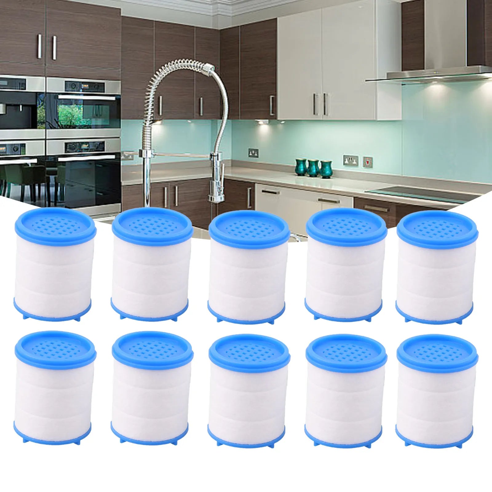 Faucet Water Purifier Filter Faucet Filter Element Purifier Sprayer Head Household Water Faucet Filter Element Bubbler