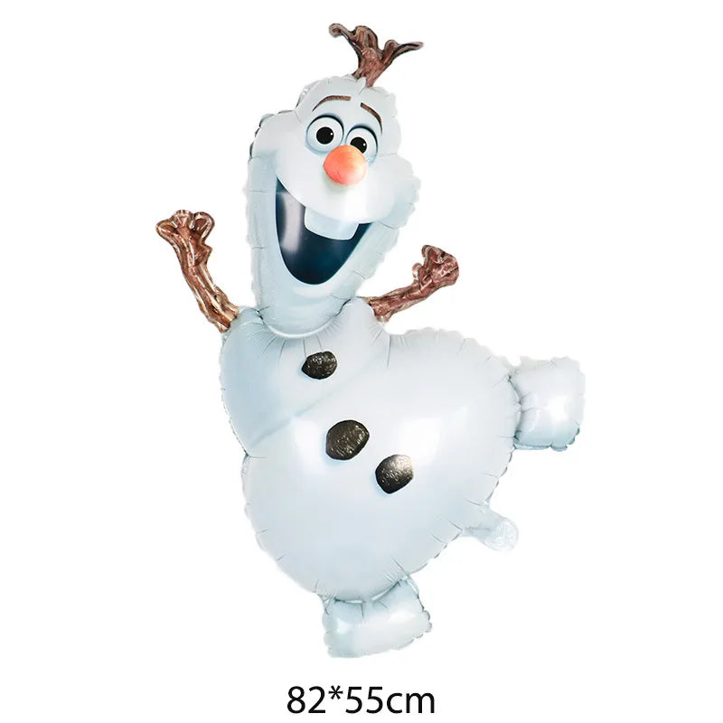 1Set Disney Frozen New Princess Elsa Anna Foil Balloons Girl Birthday Party Baby Shower Olaf Balloon Decoration Kids Toys Gift