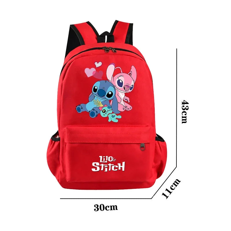 Lilo Stitch Backpack for Boys Girl Hildren Back To School Schoolbag Student Kawaii Backpack Disney Cartoon Anime Lightweight Bag