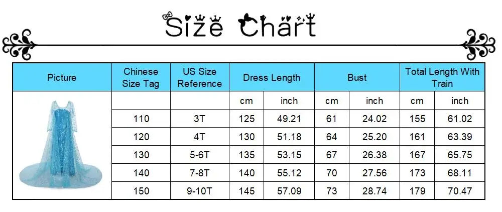 2022 New Elsa Dress Girls Summer Dress Princess Cosplay Costume Dresses For Kids Carnival Birthday Fancy Party Vestidos Clothes
