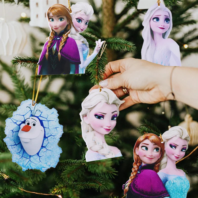 New Disney Elsa Anna Frozen 2 Party Supplies Paper Cups Paper Plate Tablecloths Kids Girls Snow Queen Birthday Party Decoration
