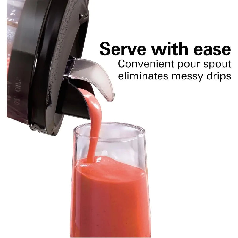 Blender, for shakes and smoothies, 40 oz glass jar, 12 functions (including puree, crushed ice), 700 W