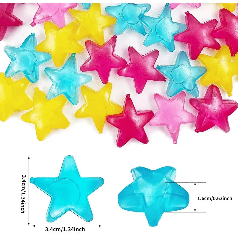 20Pcs Reusable Plastic Quick-Freeze Easy-to-Clean Fake Ice Cubes for Making Cold Appealing Drinks
