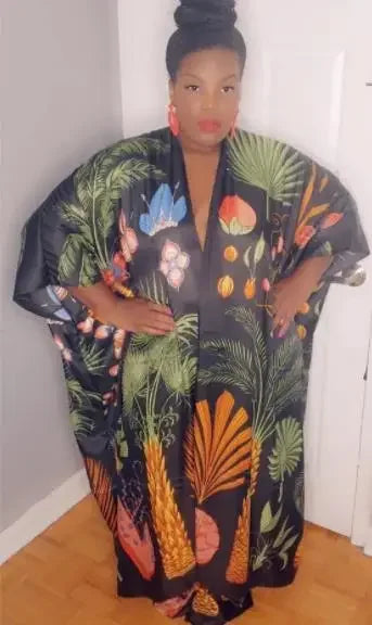 2024 Maxi Dress Japanese Kimono Traditional Woman Long Kimono Cardigan Cardigan Blouse Shirt Female Printing Japanese Dress
