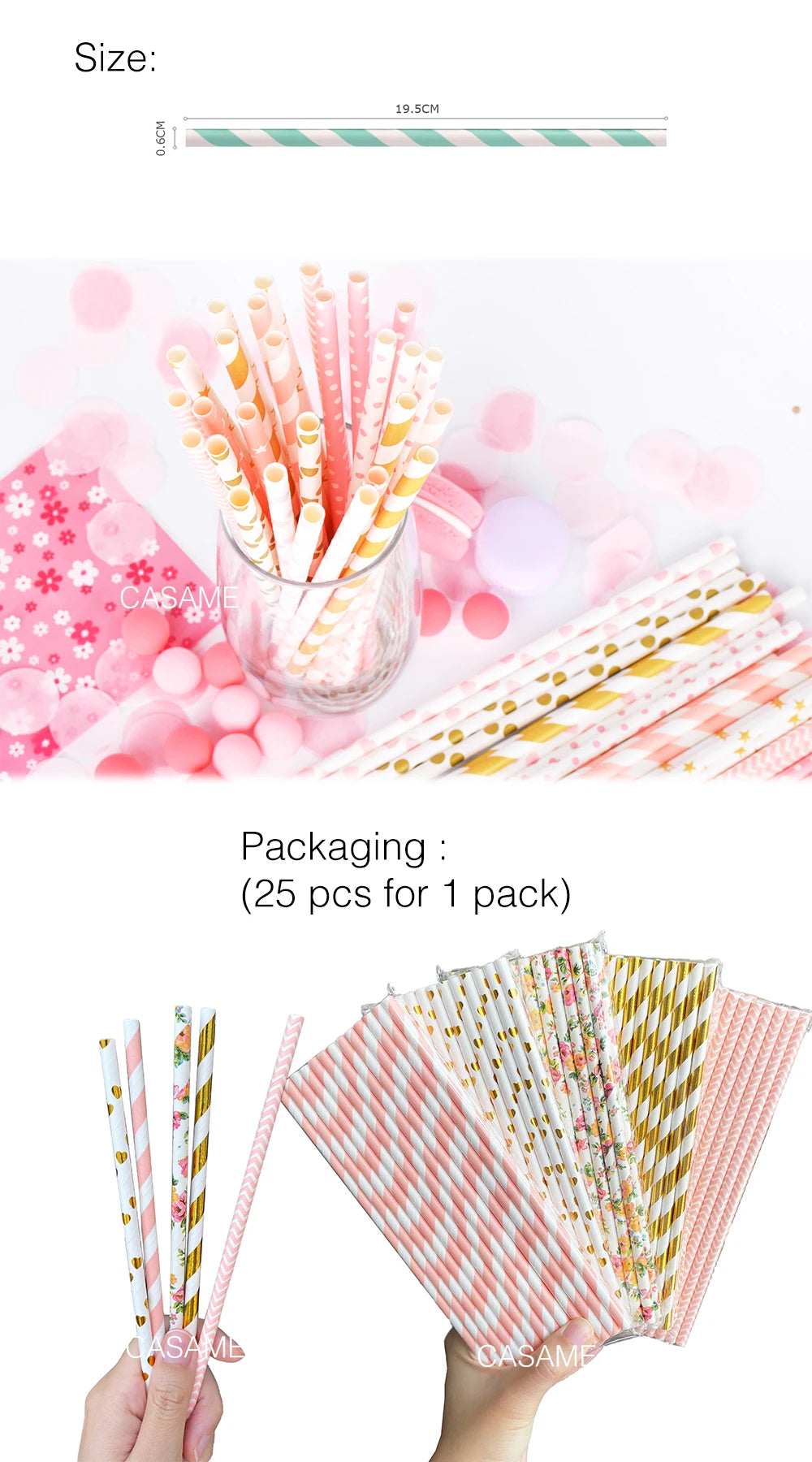 25 pcs lridescent Straws carnaval Party Wedding Decoration Kids Birthday Baby Shower Christmas Frozen Supplies party