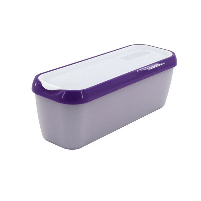 Reusable Ice Cream Tub Containers For Home-made Ice Cream Sorbets Yogurts Or Gelatos Stackable Storage Containers