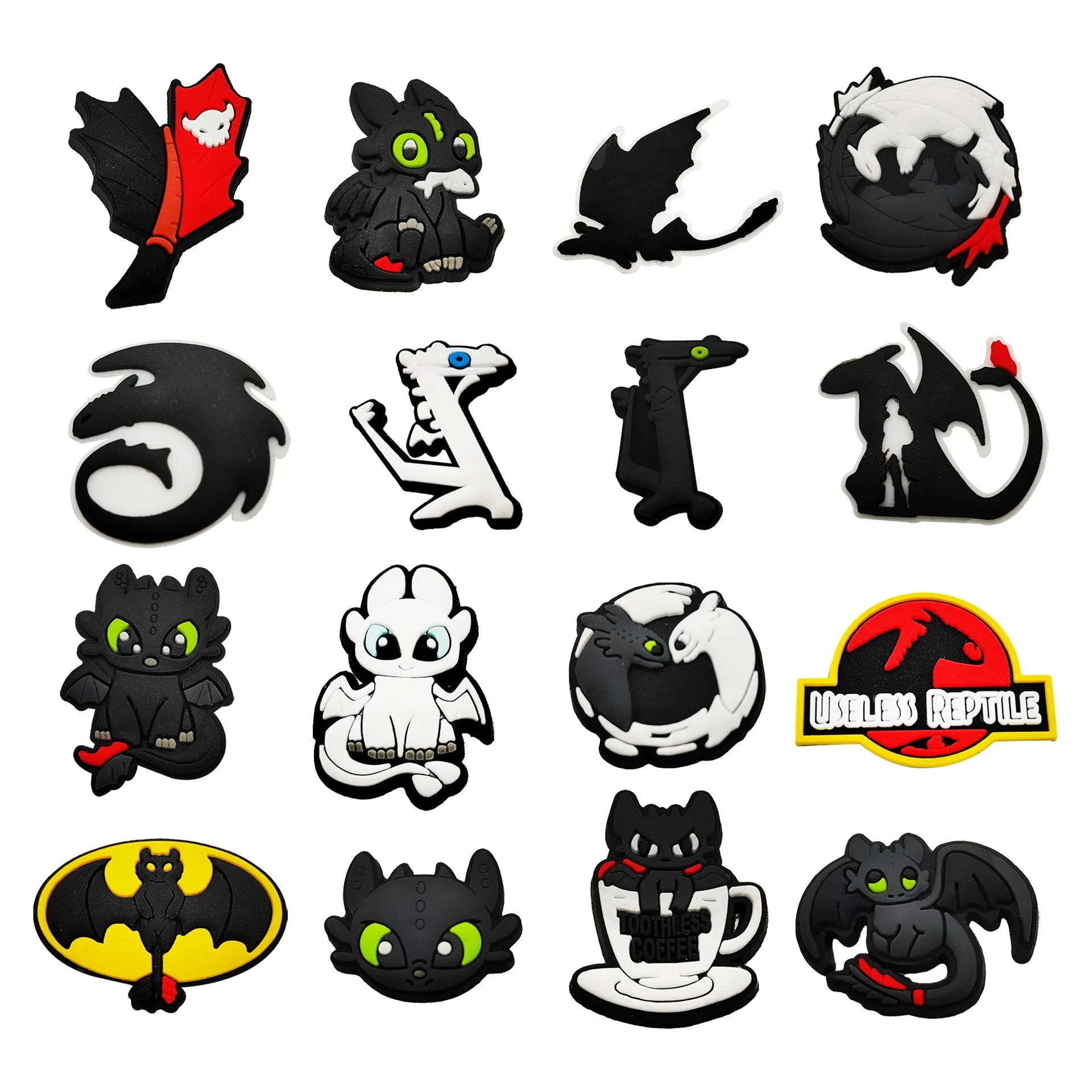 1pcs Dragon Toothless Cartoon shoe Charms Designer for Shoe Charms Accessories for Classic Clog Kids Gift Hot Sale
