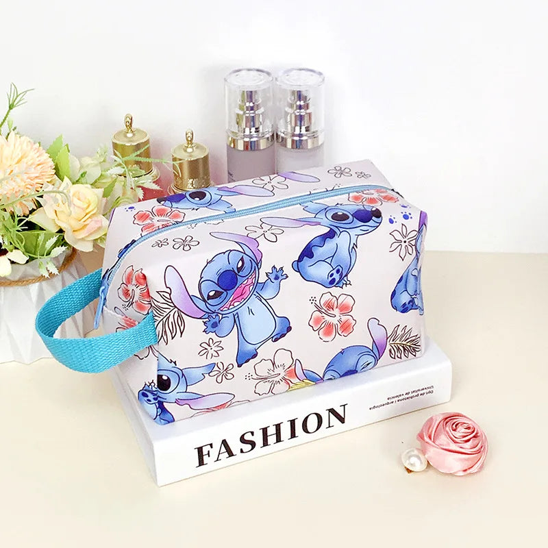 Anime Stitch Fully Printed Flap Pen Bag Stationery Box Pencil Case Primary and Secondary School Student School Bag Cartoon