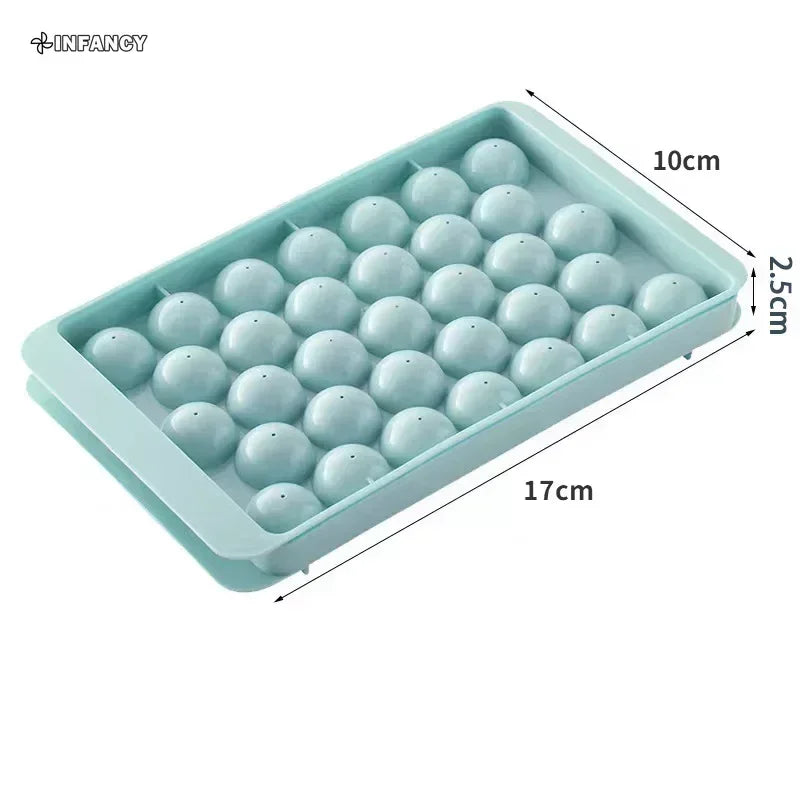 33 Ice Boll Hockey PP Mold Frozen Whiskey Ball Popsicle Ice Cube Tray Box Lollipop Making Gifts Kitchen Tools Accessories