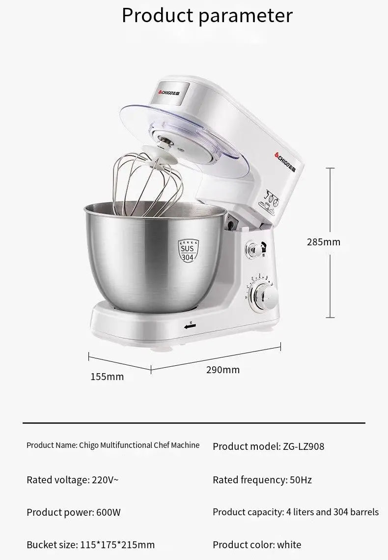220V   Desktop beater, electric household chef machine and flour mixer, creamer, fresh milk cover, and commercial mixer.