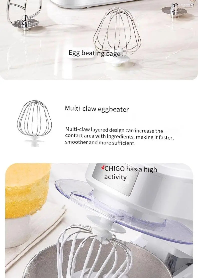 220V   Desktop beater, electric household chef machine and flour mixer, creamer, fresh milk cover, and commercial mixer.