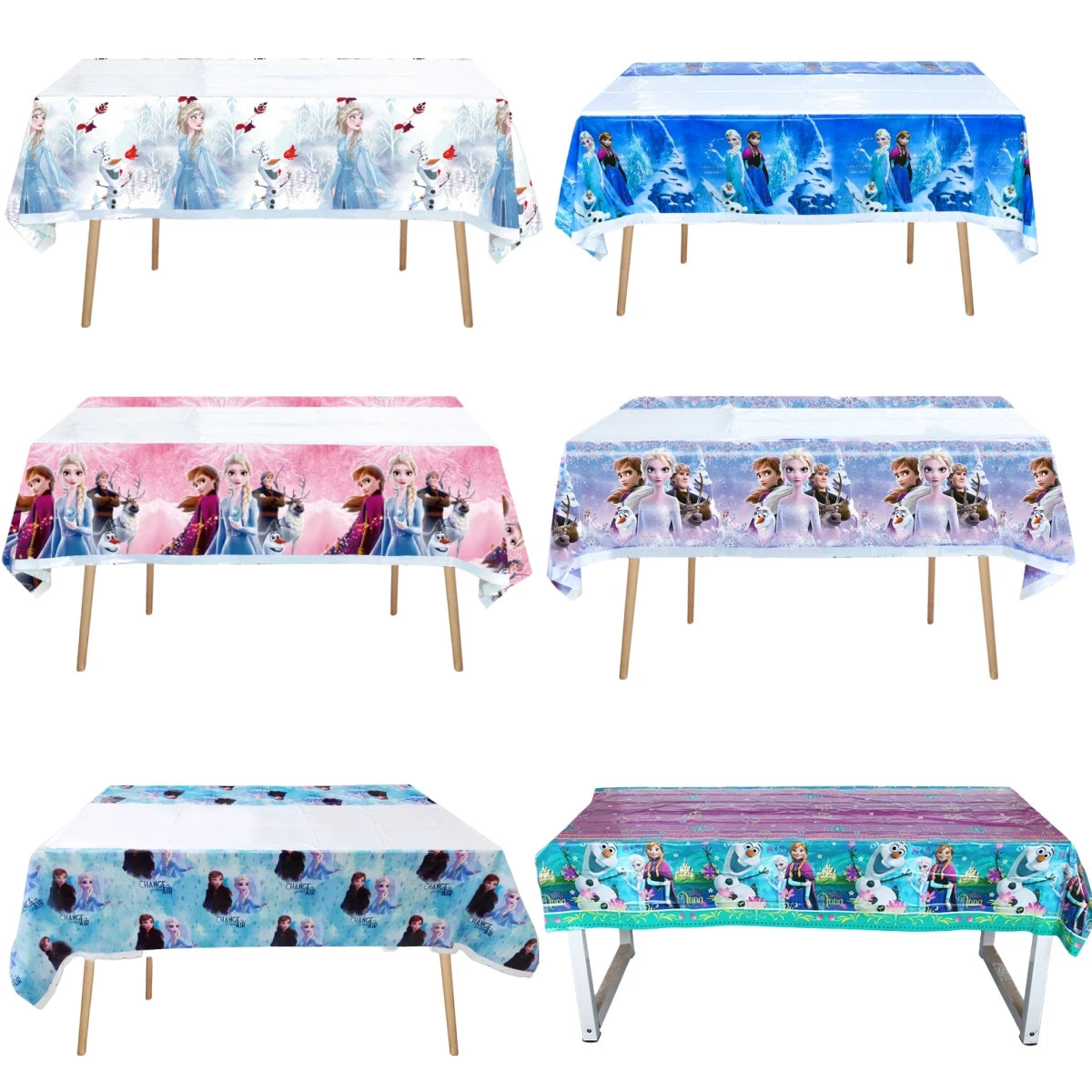Disney Frozen Anna Elsa Princess Disposable Tablecloth Party Supplies Baby Shower Tablecover Girls Birthday Party Decorations