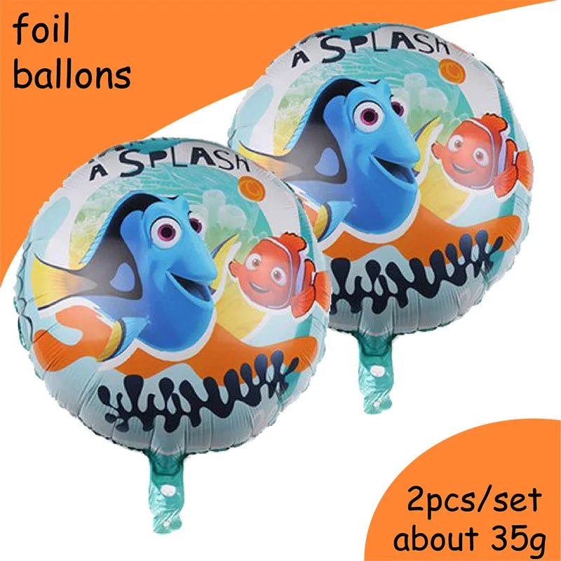 Disney Finding Nemo Birthday Decoration Angle Disposable Tableware Cup Plate Tablecloth Baby Shower Kids GirlsBoy Party Supplies