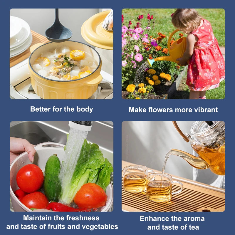 Wheelton Stainless Steel Kitchen Tap Filter Water Purifier Faucet Composite Activated Carbon Household Drinking Filtration Home