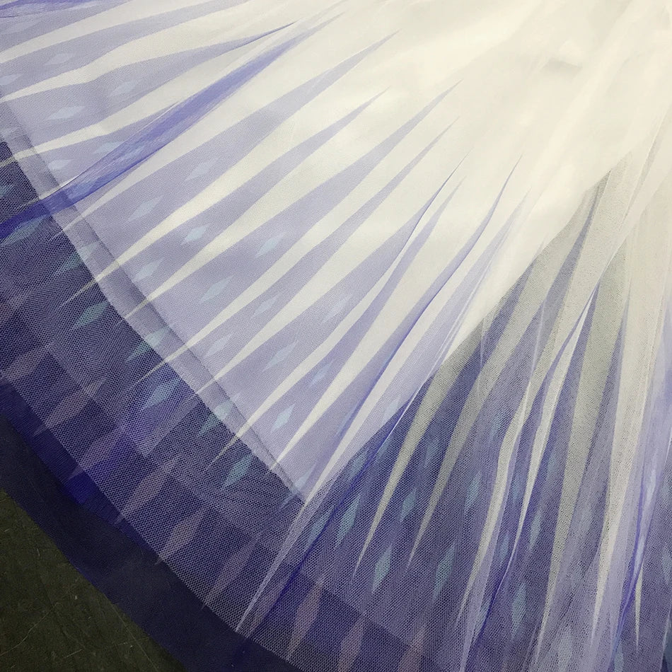 Frozen 2 Disney Cosplay Costumes for Girls Anna & Elsa Princess Snow Queen Long Dresses Halloween Party Carnival Clothes Vestido