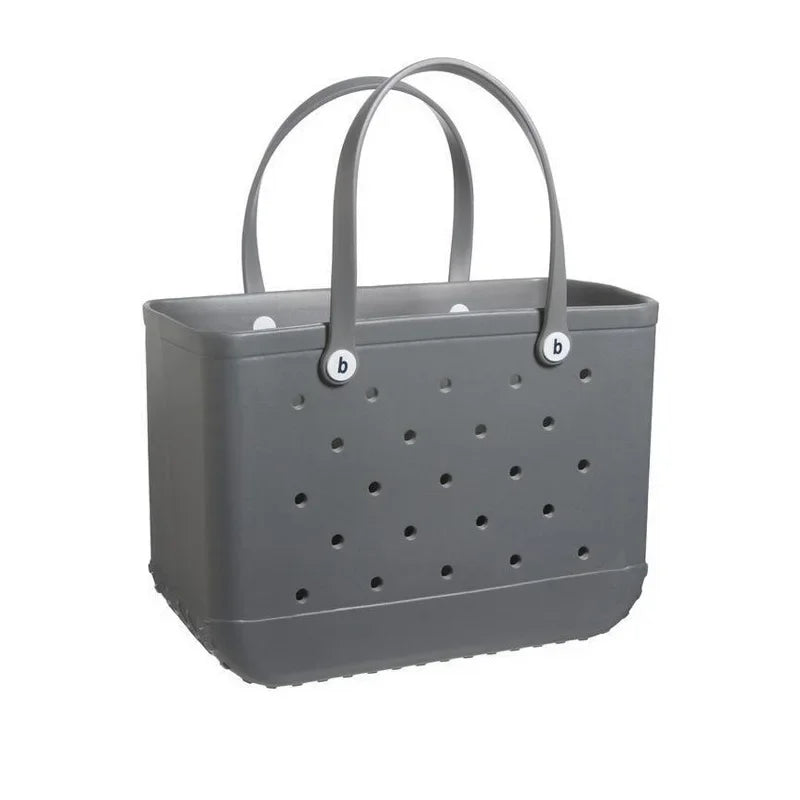 Beach Bag Spot Printed Basket Hole Big Bag Beach Storage Bag Women's Handbag 38x13x32cm Camping Picnic EVA Cave Package