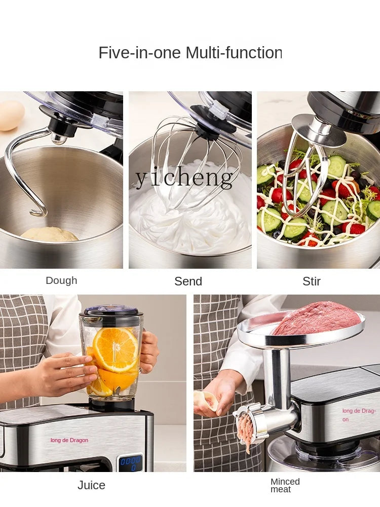 ZK Multi-Function Household Stand Mixer Small Dough Mixer Timer Flour-Mixing Machine