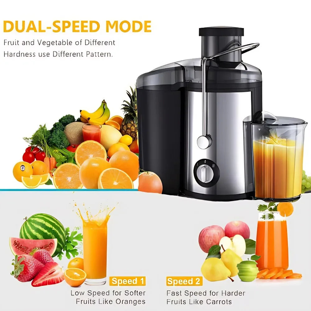 IMESA Juicer Household Multifunctional Juice Residue Separation Stainless Steel Automatic Fruit And Vegetable Squeezer