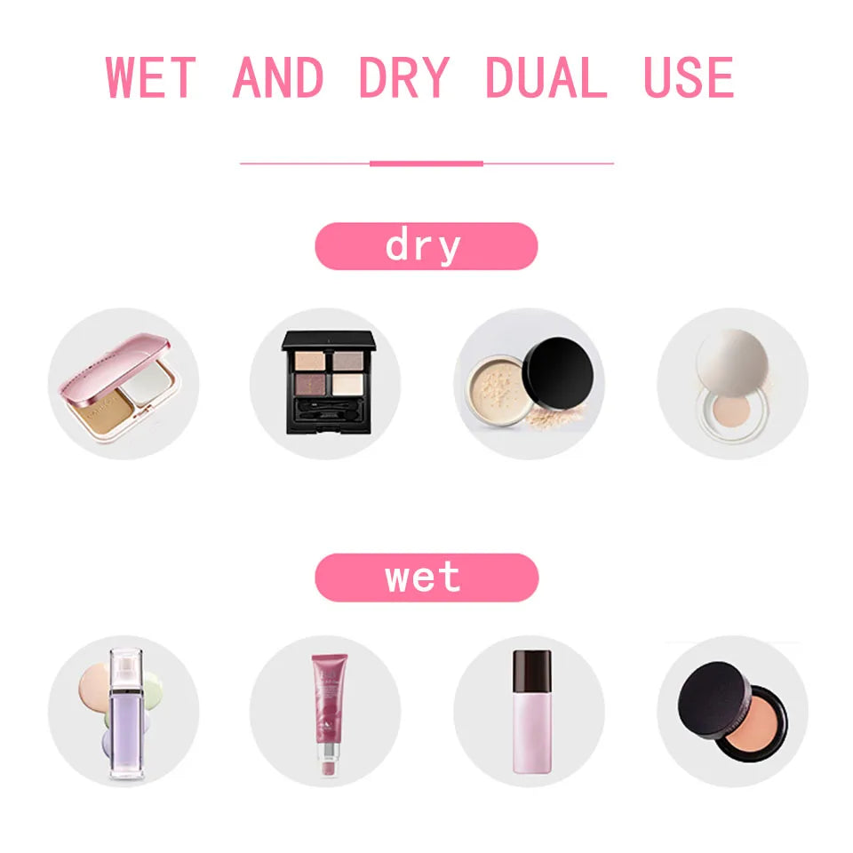 4pcs Makeup Sponge Set Purple Blender Bulk Beuty Makeup Tool Cosmeticos Puff Face Liquid Cream Powder Foundation Blending