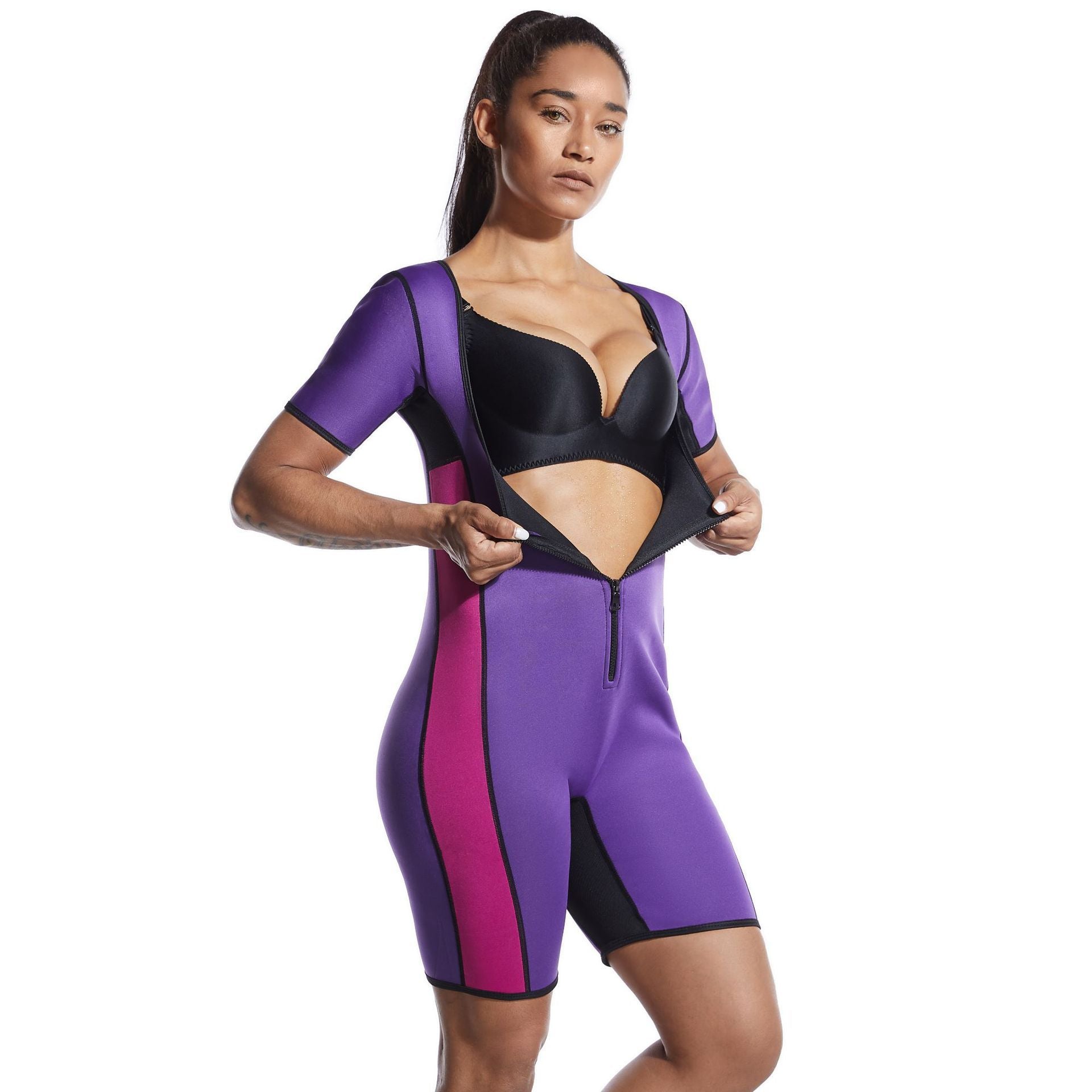 European And American Oversized Neoprene Jumpsuit