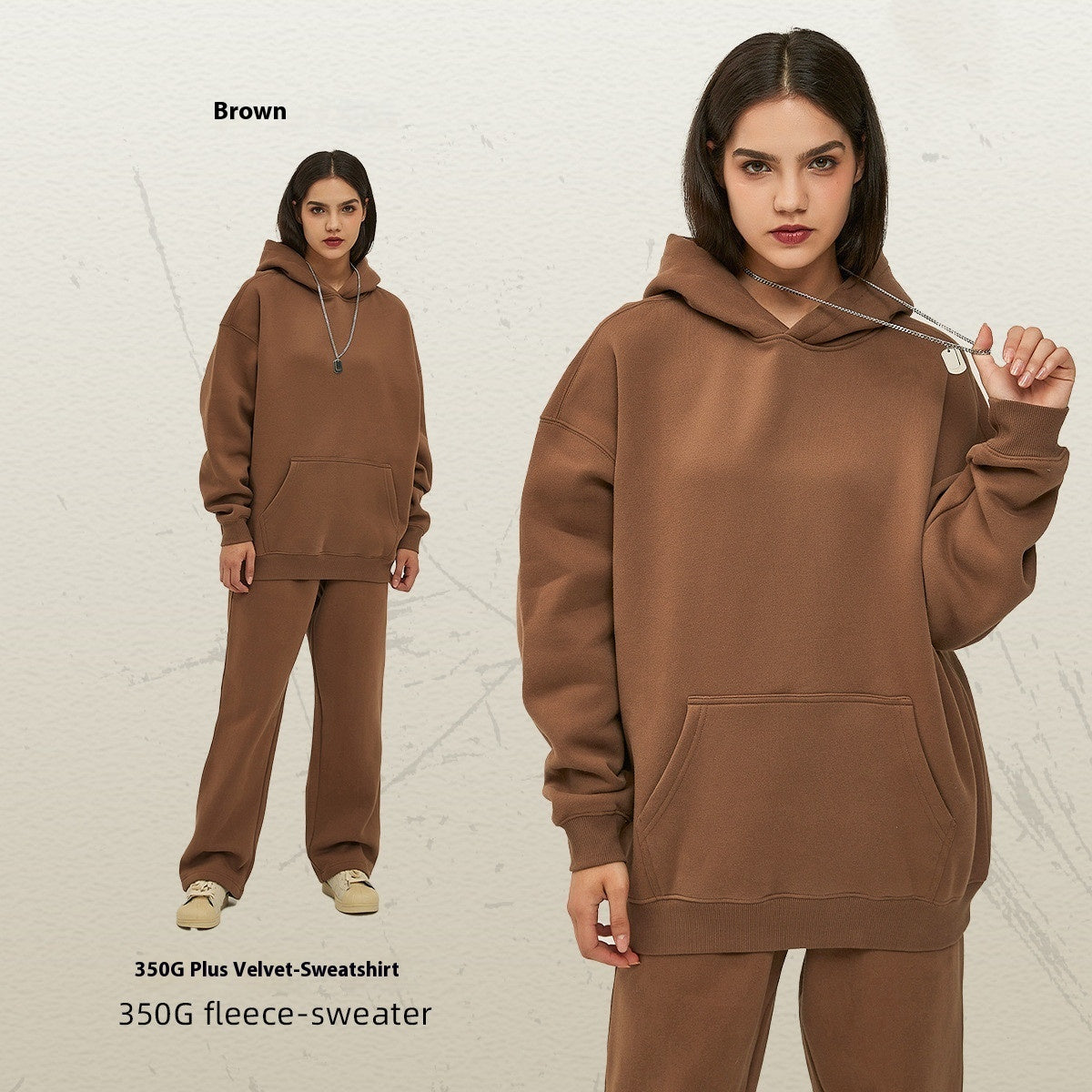 Oversize Thick Hooded Fashion Men's Sweater
