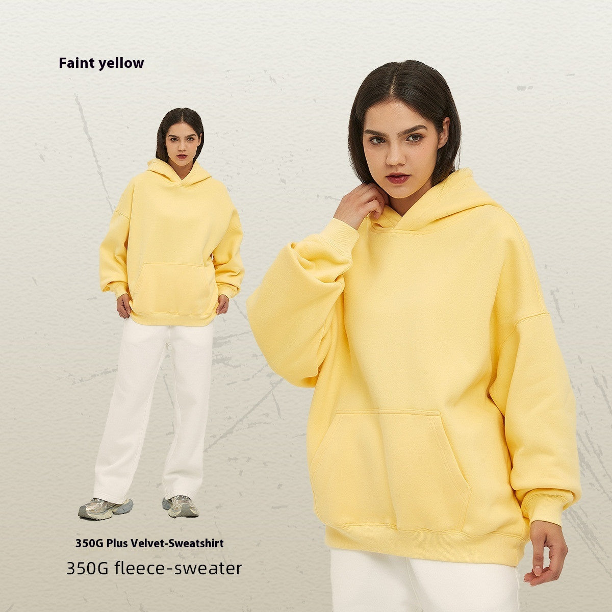 Oversize Thick Hooded Fashion Men's Sweater