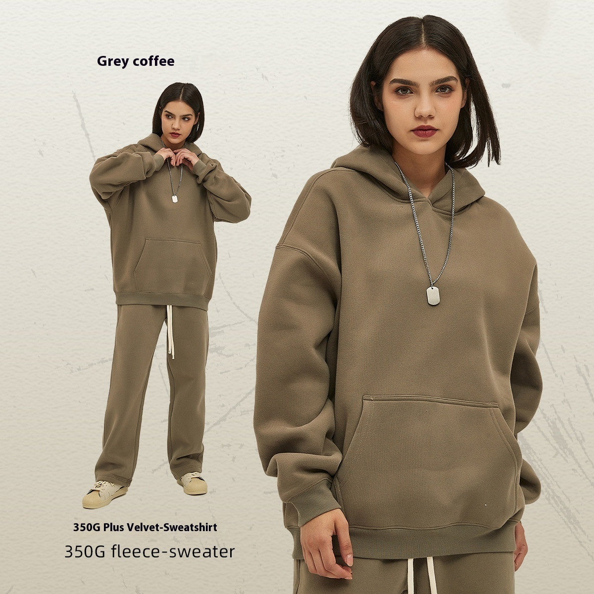 Oversize Thick Hooded Fashion Men's Sweater