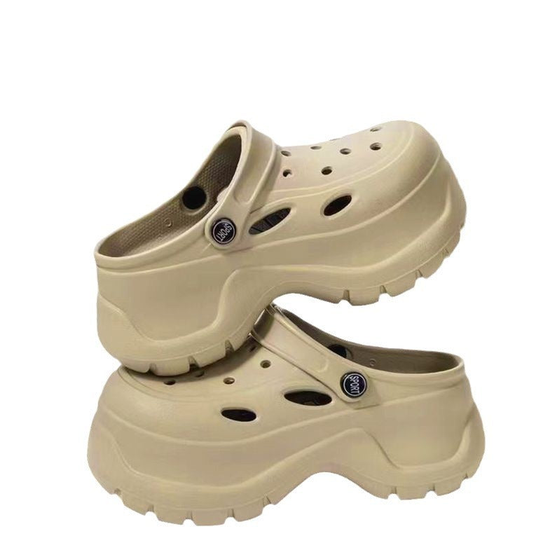 Outdoor Wear Platform Coros Shoes Height Increasing Beach Toe Cap Eva Sandals