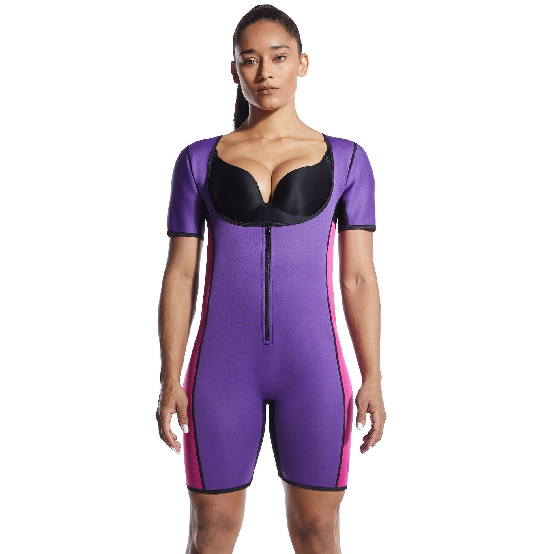 European And American Oversized Neoprene Jumpsuit