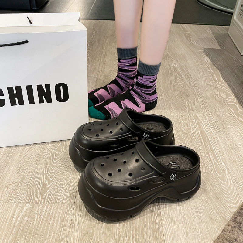 Outdoor Wear Platform Coros Shoes Height Increasing Beach Toe Cap Eva Sandals