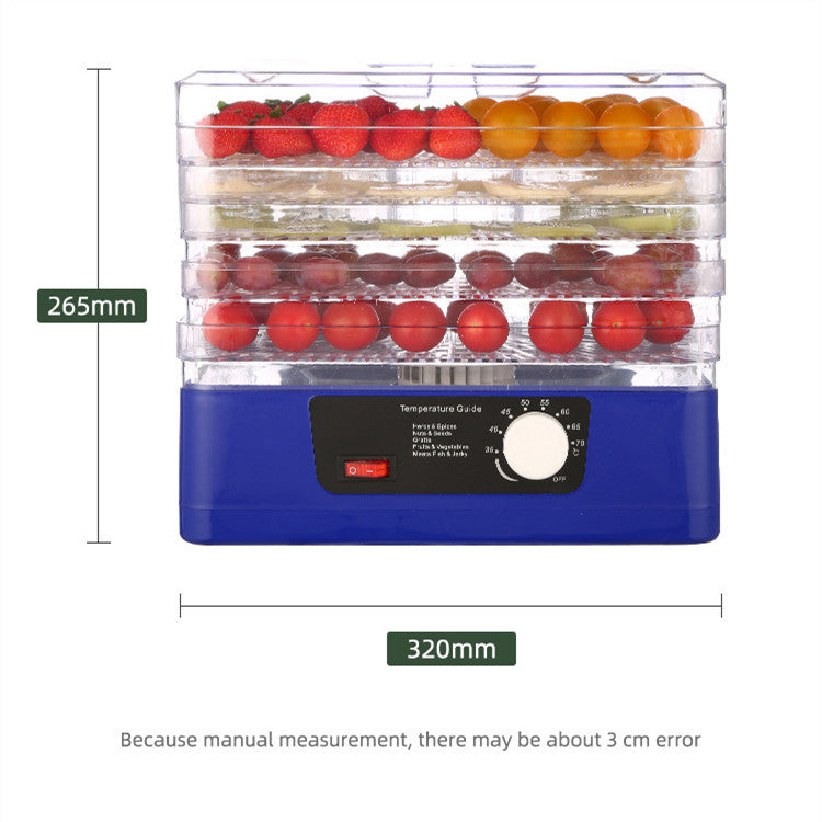 Square Fruit Dryer Household Food Dehydrated Pet Food Air Dryer
